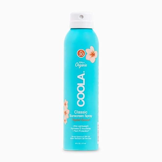 COOLA Organic Sunscreen & Sunblock Spray, Skin Care for Daily Protection, Broad Spectrum SPF 30, | Amazon (US)