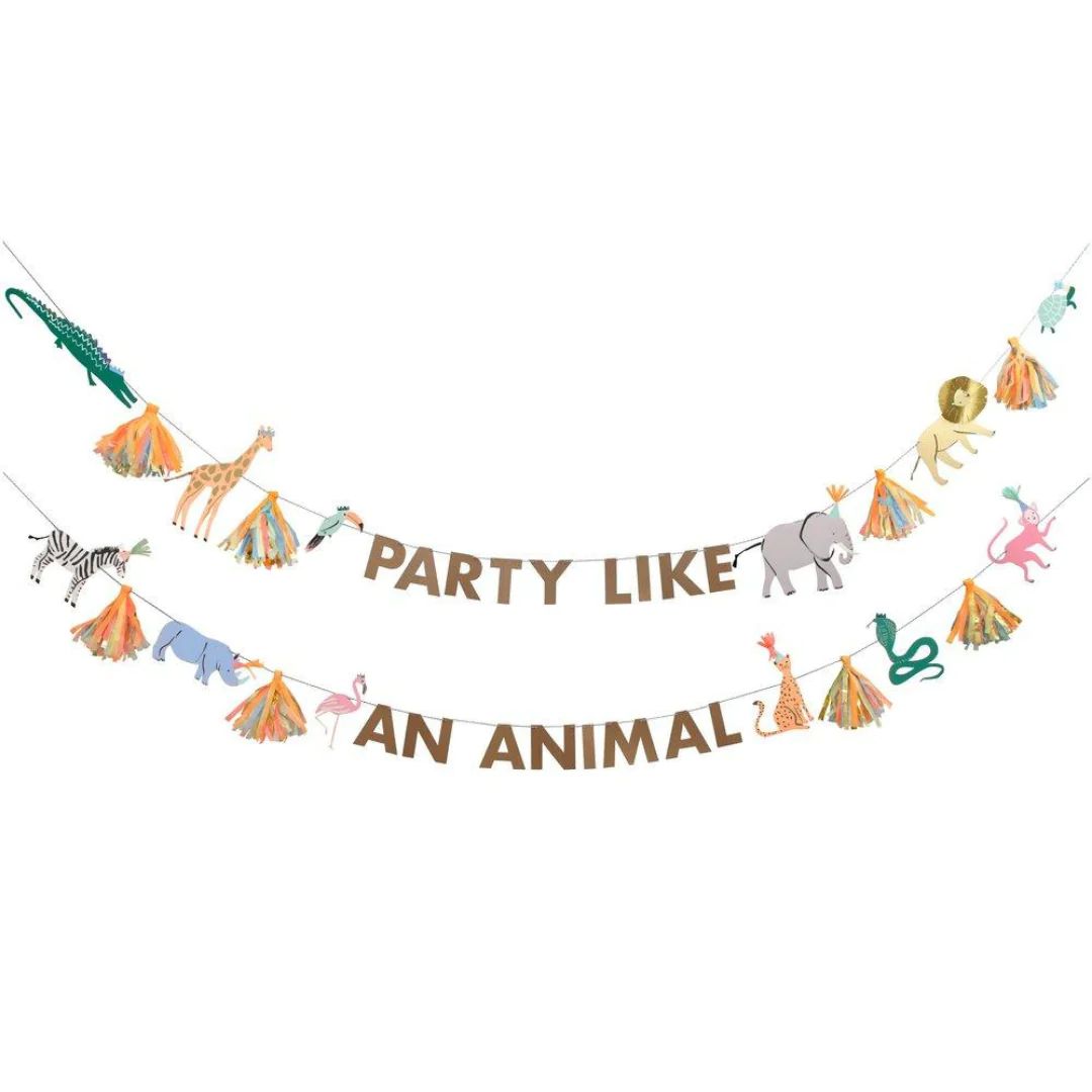 Party Like An Animal Large Garland | Ellie and Piper