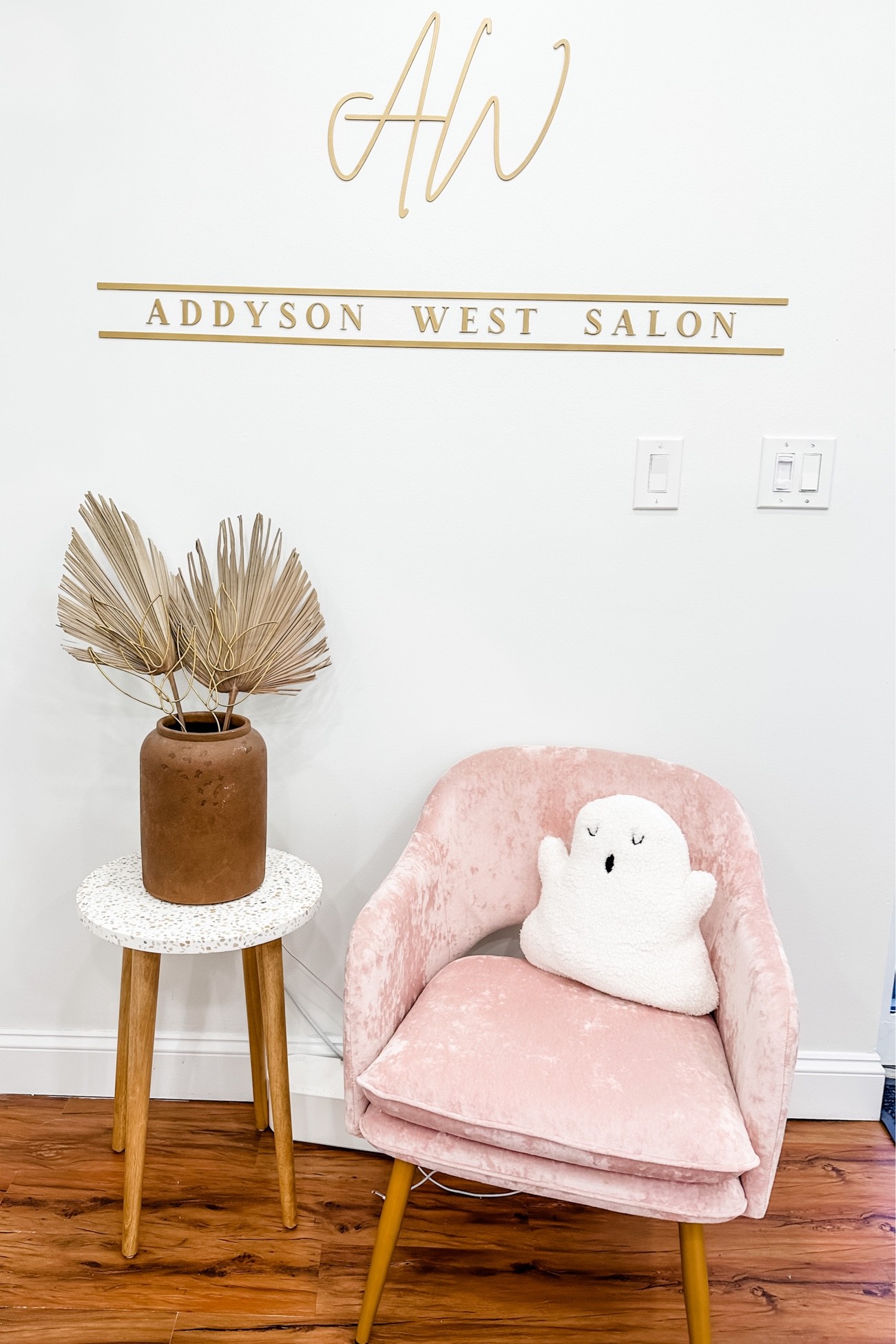 The perfect size velvet accent chair for small spaces! 

#LTKSeasonal #LTKhome #LTKunder100