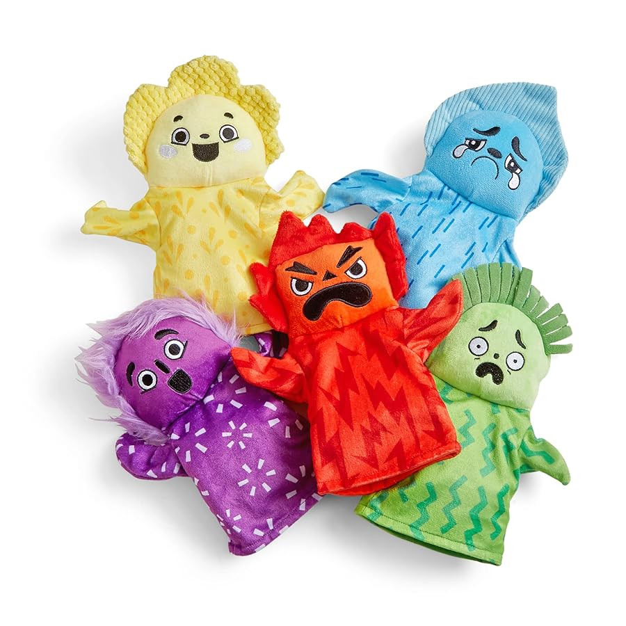 hand2mind Feelings Family Hand Puppets, Hand Puppets for Kids, Social Skills Activities, Mindfuln... | Amazon (US)