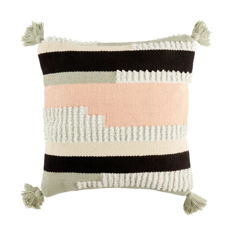 Better Homes & Gardens 20" x 20" Chunky Stripe Outdoor Pillow by Dave & Jenny Marrs - Walmart.com | Walmart (US)