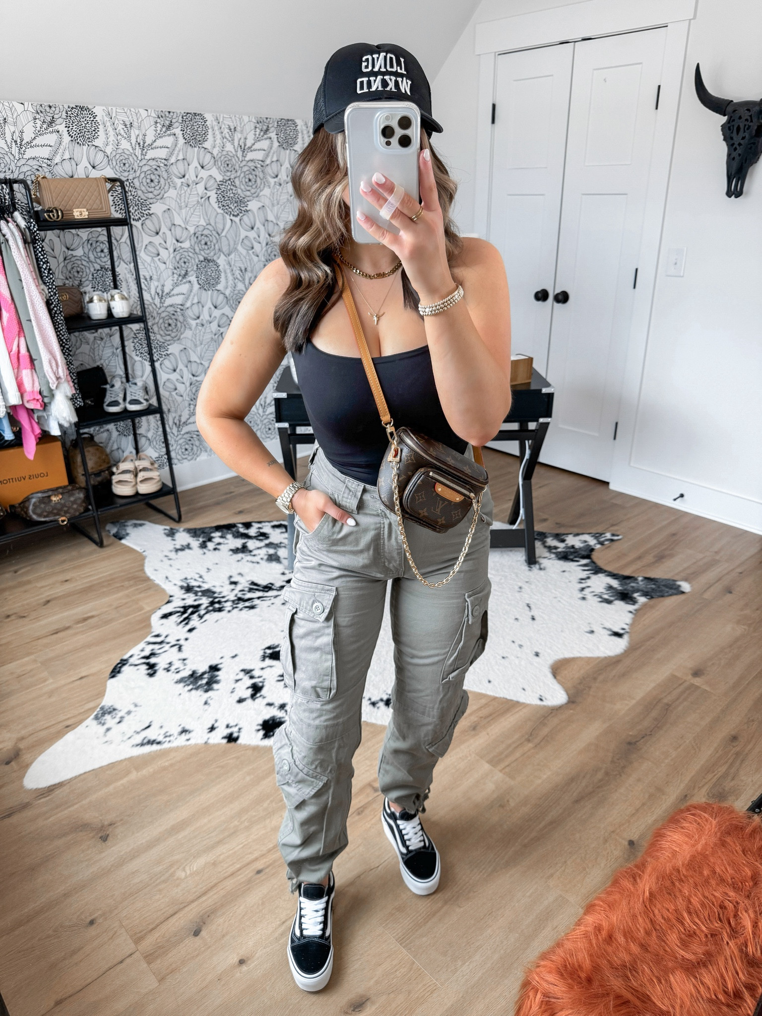 Bodysuit — small (black camisole option)
Cargo Pants — 27

casual outfit | everyday outfit | platform vans sneakers | black shapewear bodysuit | amazon shapewear | amazon bodysuit | petite fashion | petite style | inspired bag | trucker hat | errands outfit | style inspo | outfit ideas | casual sneakers | vans style | brunch outfit 

M


#LTKShoeCrush #LTKFindsUnder100 #LTKFindsUnder50