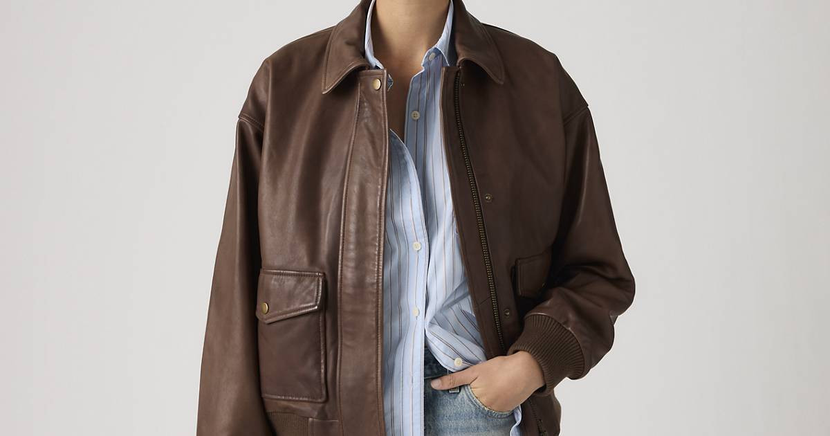 Genuine Leather Kennedy Dad Jacket | Levi's US