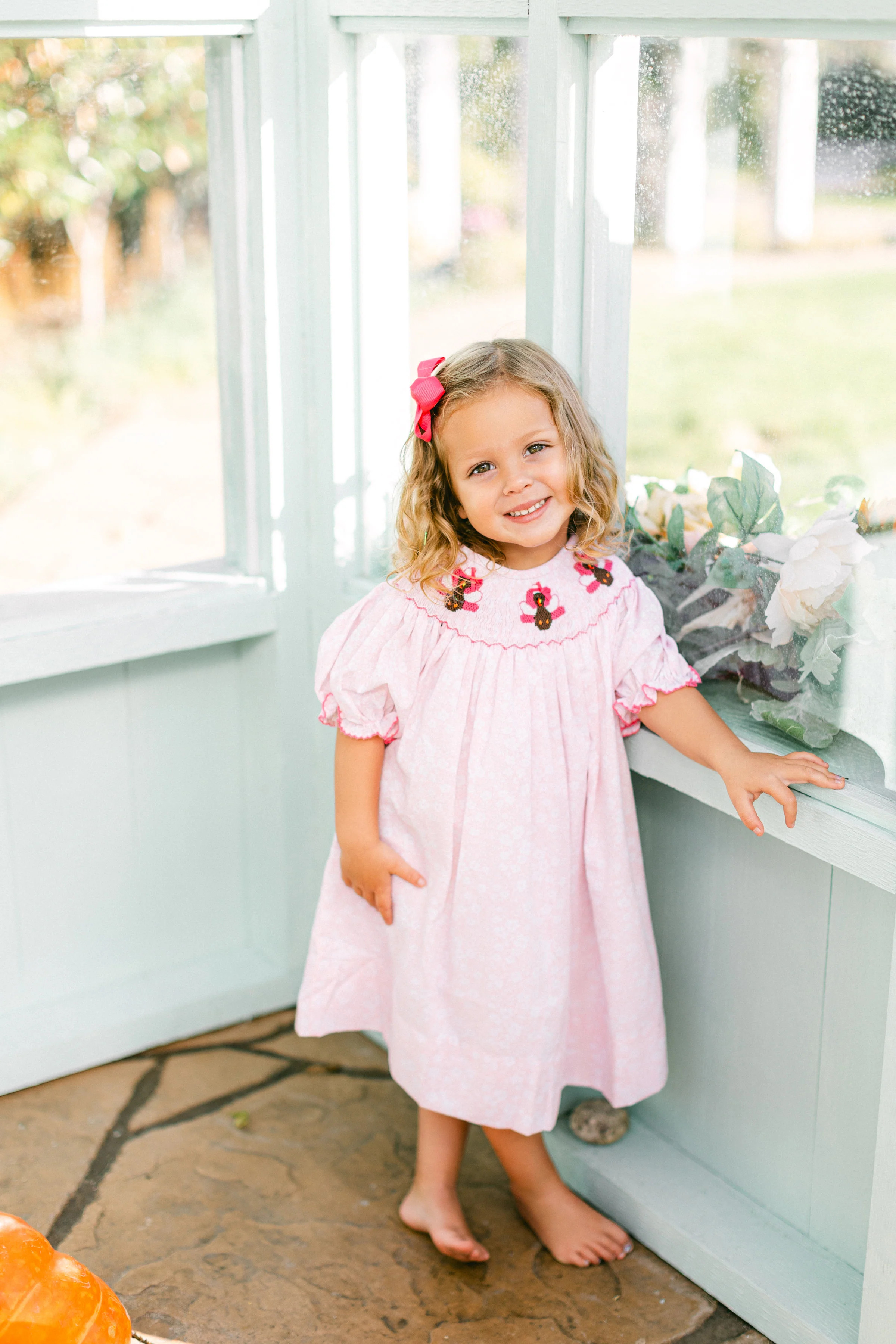 Girly Turkey Dress (FINAL SALE) | Poppy Kids Co