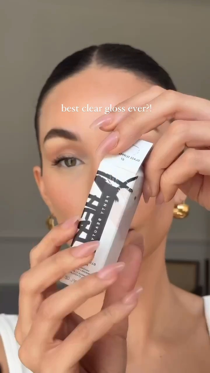 The shiniest clear lip gloss I’ve ever used and it plumps your lips! 
Fenty Beauty gloss bomb heat in the shade “glass slipper” 

#LTKeurope #LTKSeasonal #LTKbeauty