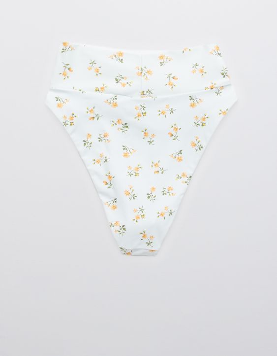 Aerie Printed High Cut Cheeky Bikini Bottom | American Eagle Outfitters (US & CA)