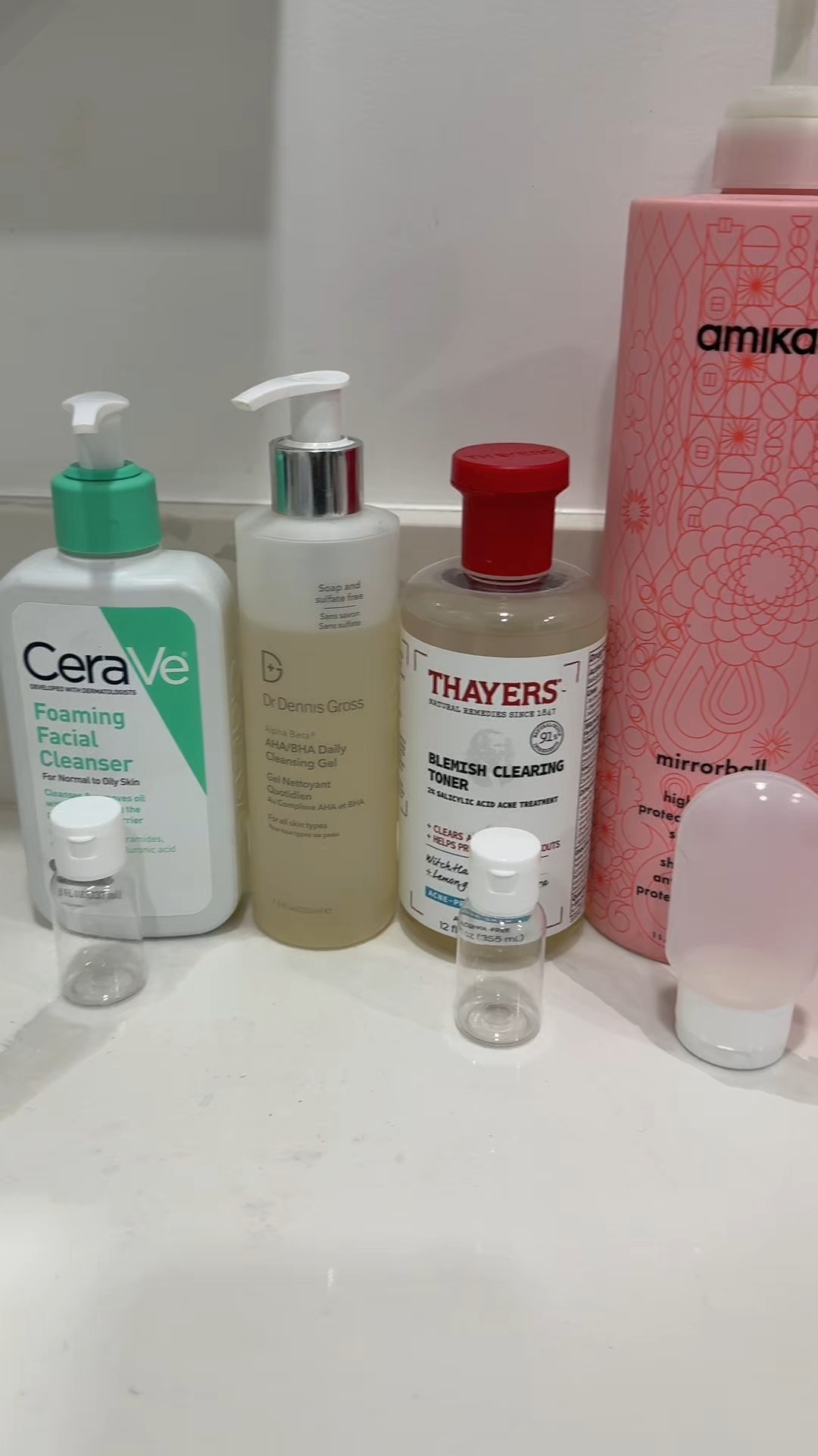 These are my go to products for travel. I buy small containers, fill them up with my faves, and throw them into a clear bag that makes it easy for me to find everything! 
Clinique Lip Balm in Black Honey 🍯 

#LTKTravel #LTKselfcare #LTKBeauty