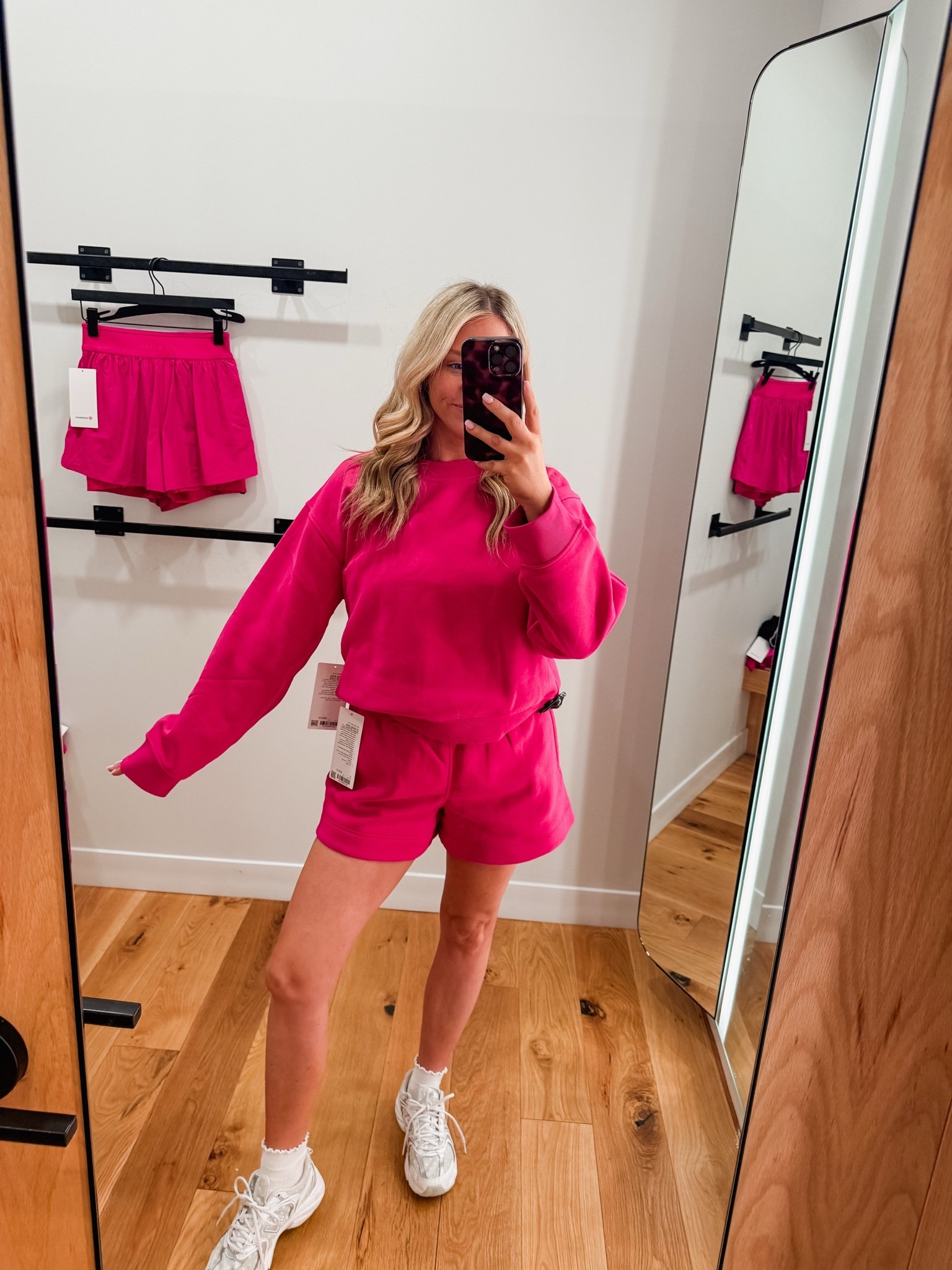 The coziest set in electric pink! Small on top and bottom!

#LTKActive #LTKootd