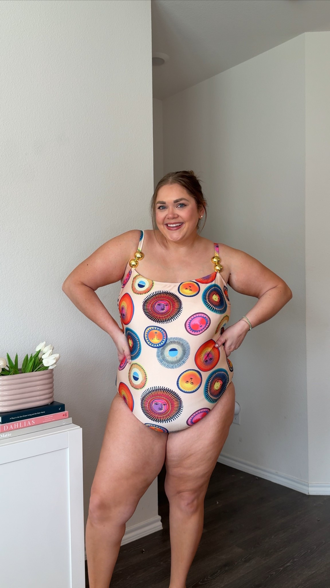 Plus size one piece swimsuit wearing 2x 

#LTKPlusSize #LTKSwim