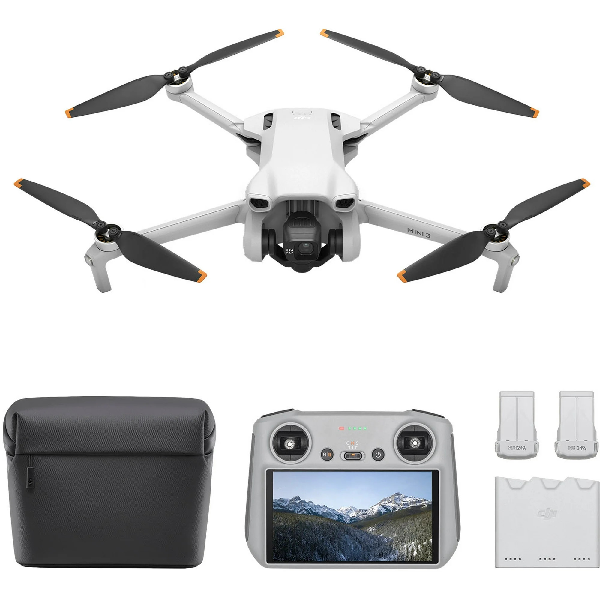 DJI Mini 3 Fly More Combo with RC Remote 4K HDR Portable Drone | Walmart (US)