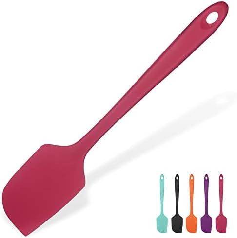 Heat Resistant Silicone Large Spatula: U-Taste 600ºF High Heat Flexible 11.38in Silicon Mixing Stirr | Amazon (US)