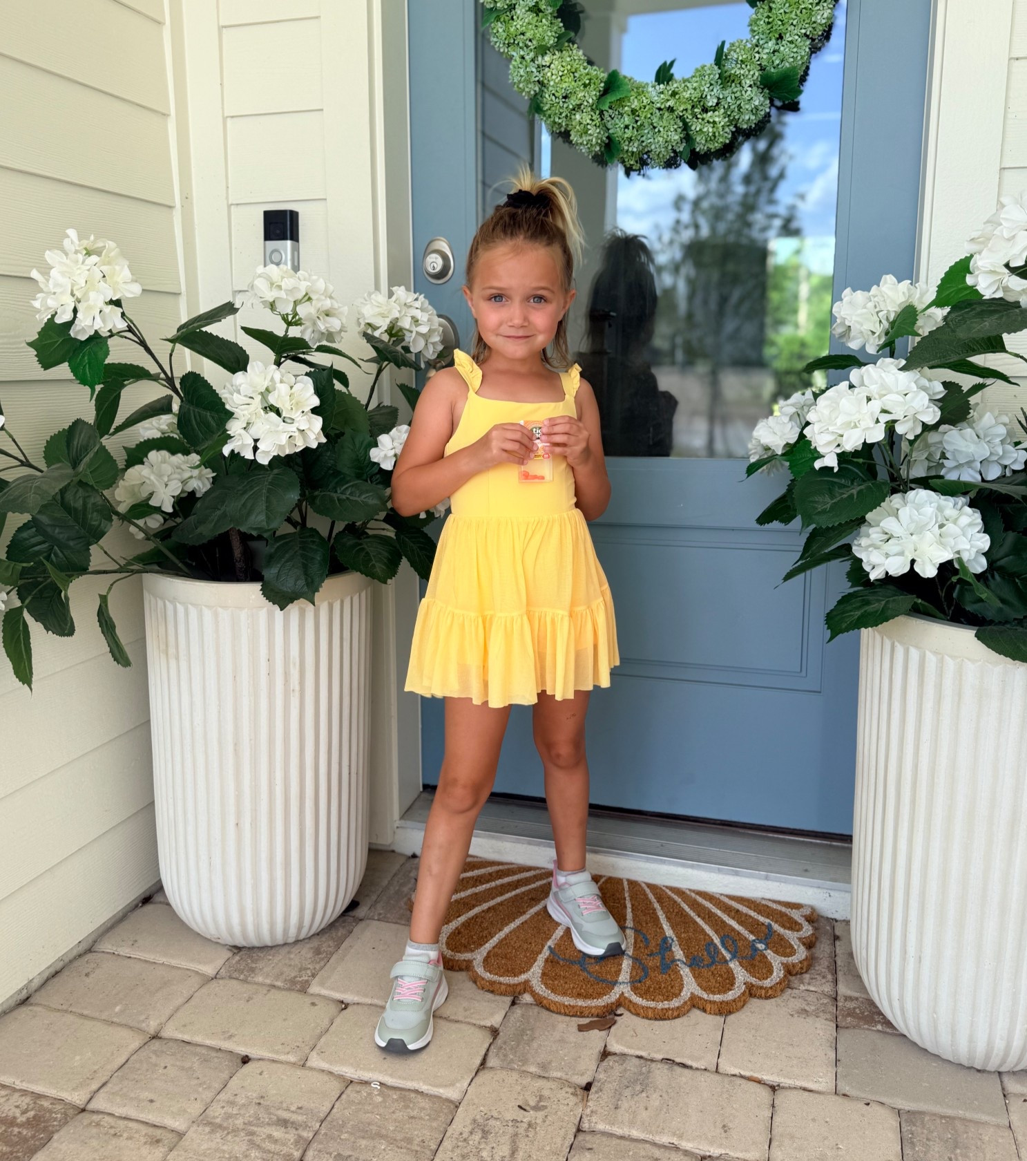 The cutest tennis dress for little girls! Size up 1 size, it runs small! Lennon is in small 

#LTKActive #LTKKids #LTKBaby