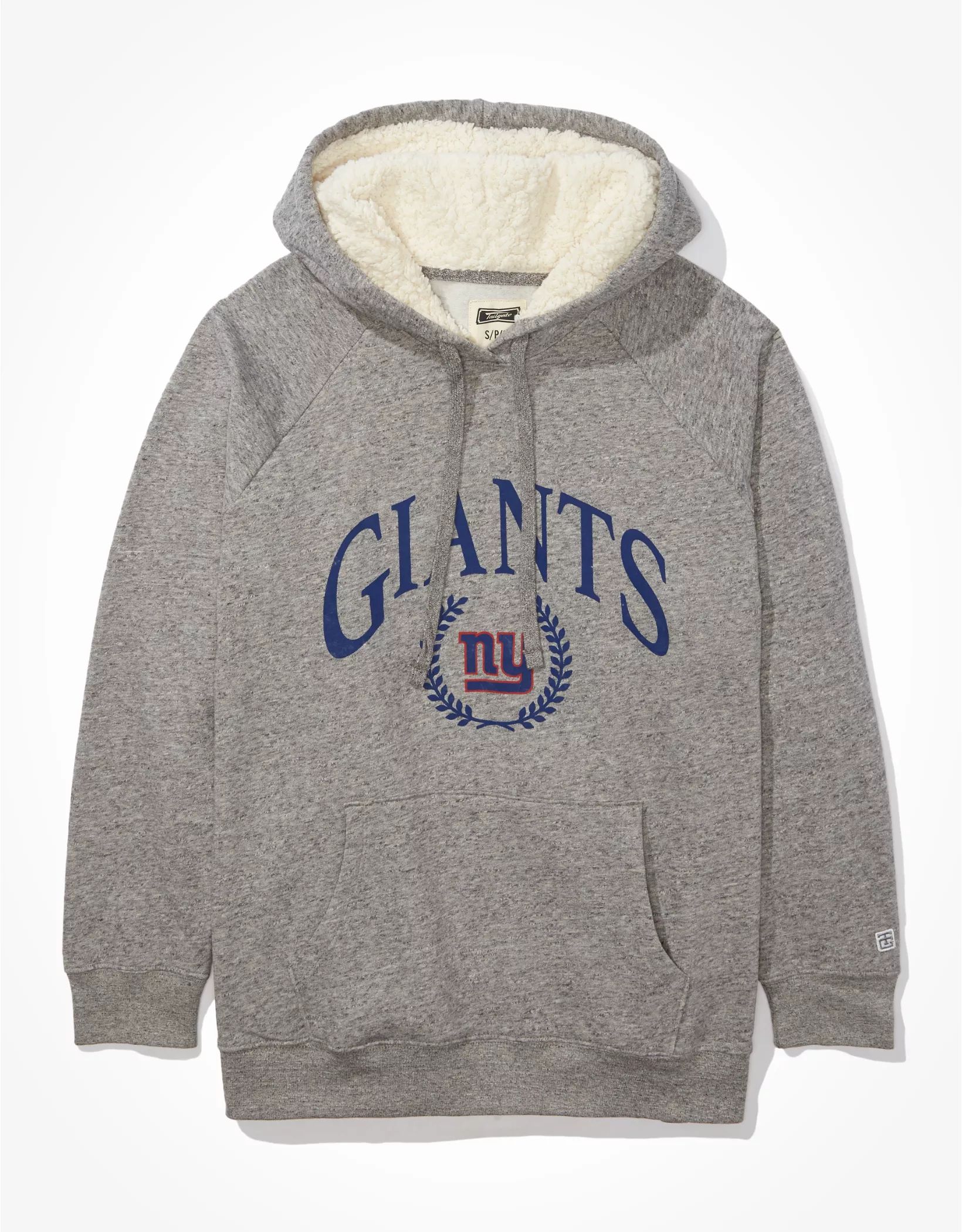 Tailgate Women's NY Giants Sherpa Lined Hoodie | American Eagle Outfitters (US & CA)