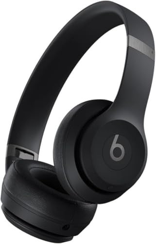 Beats Solo 4 - Wireless Bluetooth On-Ear Headphones, Apple & Android Compatible, Up to 50 Hours of Battery Life - Matte Black (Renewed) | Amazon (US)