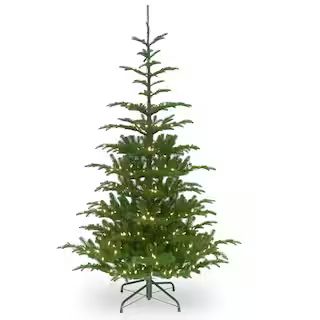6.5ft. Pre-Lit Feel-Real® Norwegian Spruce Artificial Christmas Tree, Clear Lights | Michaels Stores
