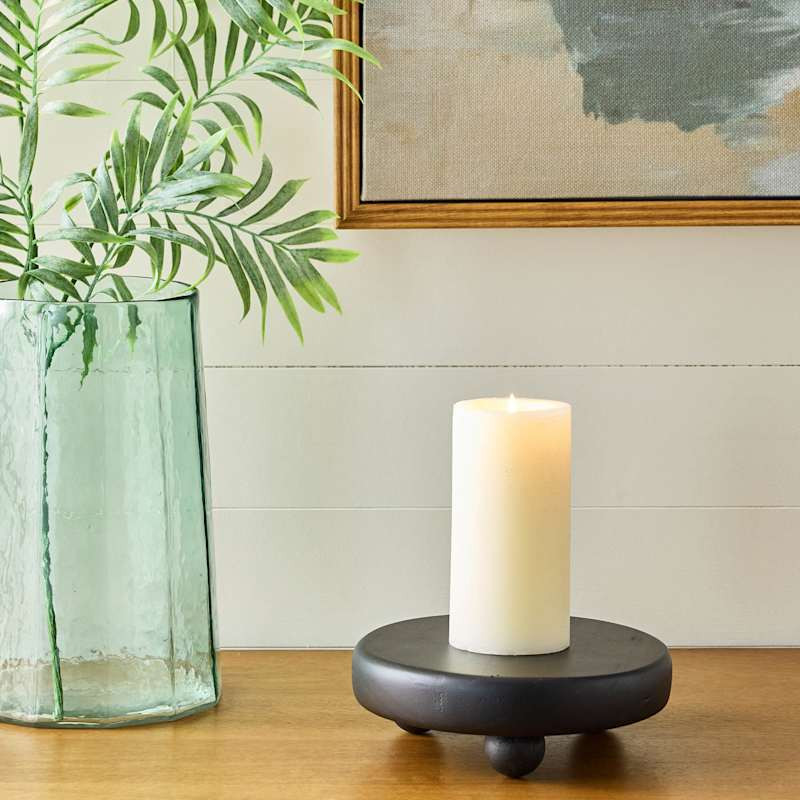 Black Wooden Riser, 8" | At Home