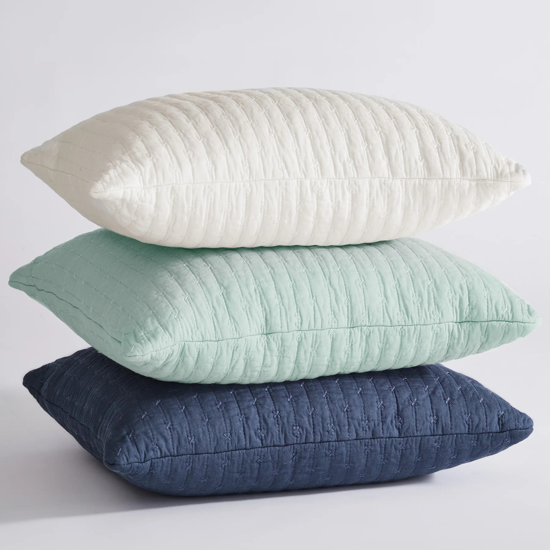 Cross Stitch Square Pillow | Levtex Home