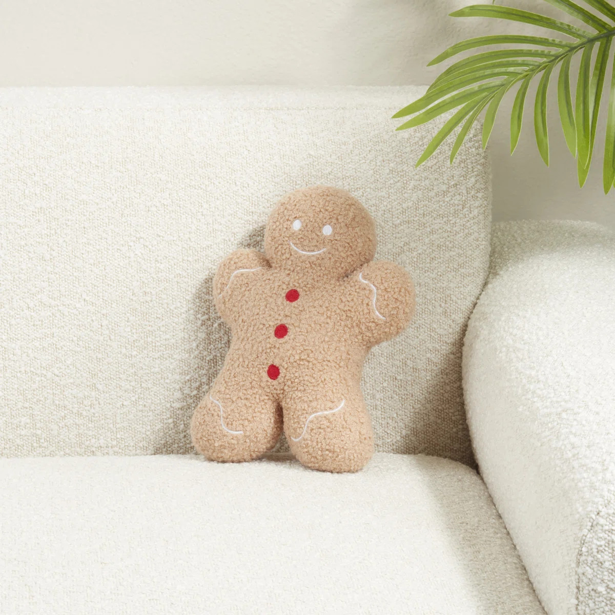Gingerbread Man Poly Filled Throw Pillow | Wayfair North America
