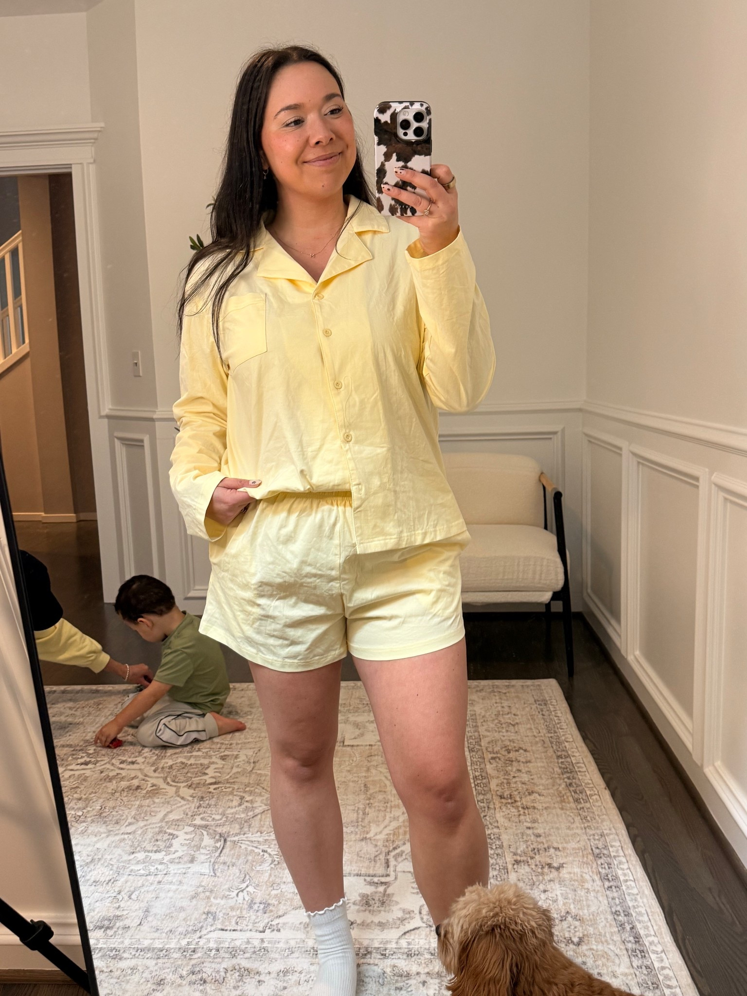 Who else has been obsessing over this color lately?? 💛

#LTKmomlife #LTKootd #LTKMidsize