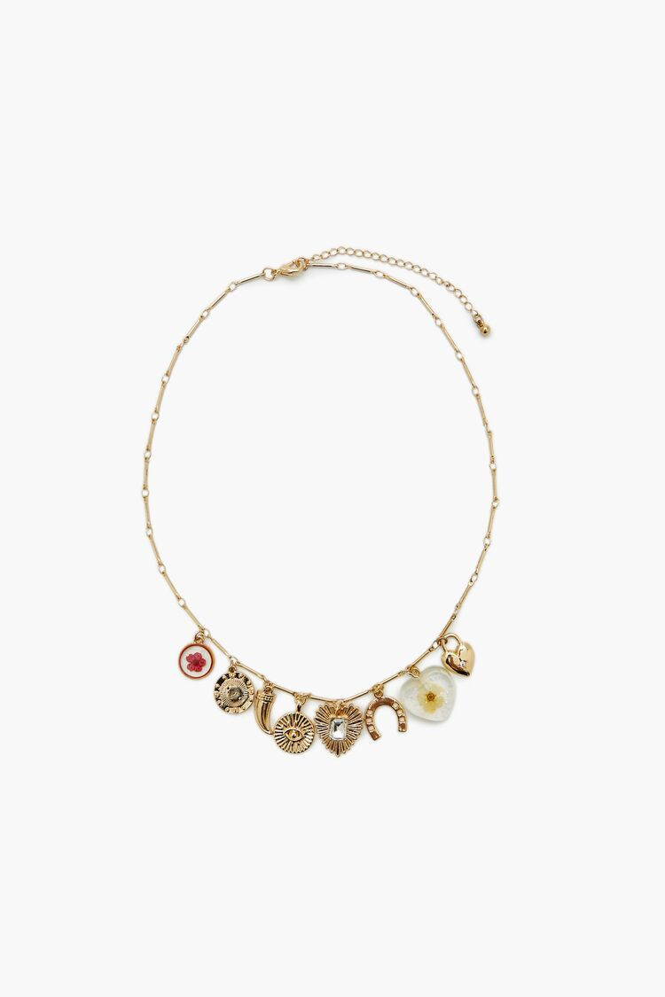 Etched Charm Necklace | Forever 21