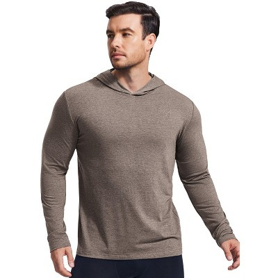 Pinspark Lightweight Pullover Hoodies for Men Long Sleeve Hoodie for Golf Gym Workout Athletic Sweatshirt Brown XXXL | Target