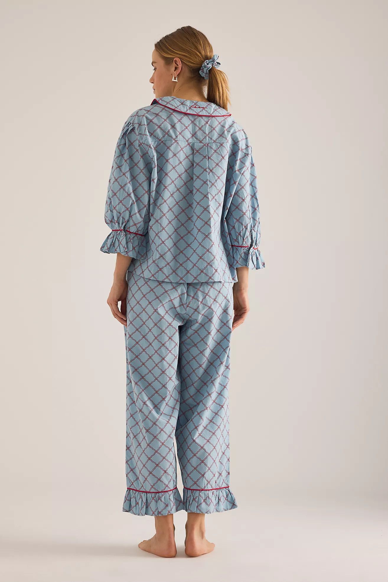 TBCo Lattice Long Pyjama Set | Anthropologie (UK)