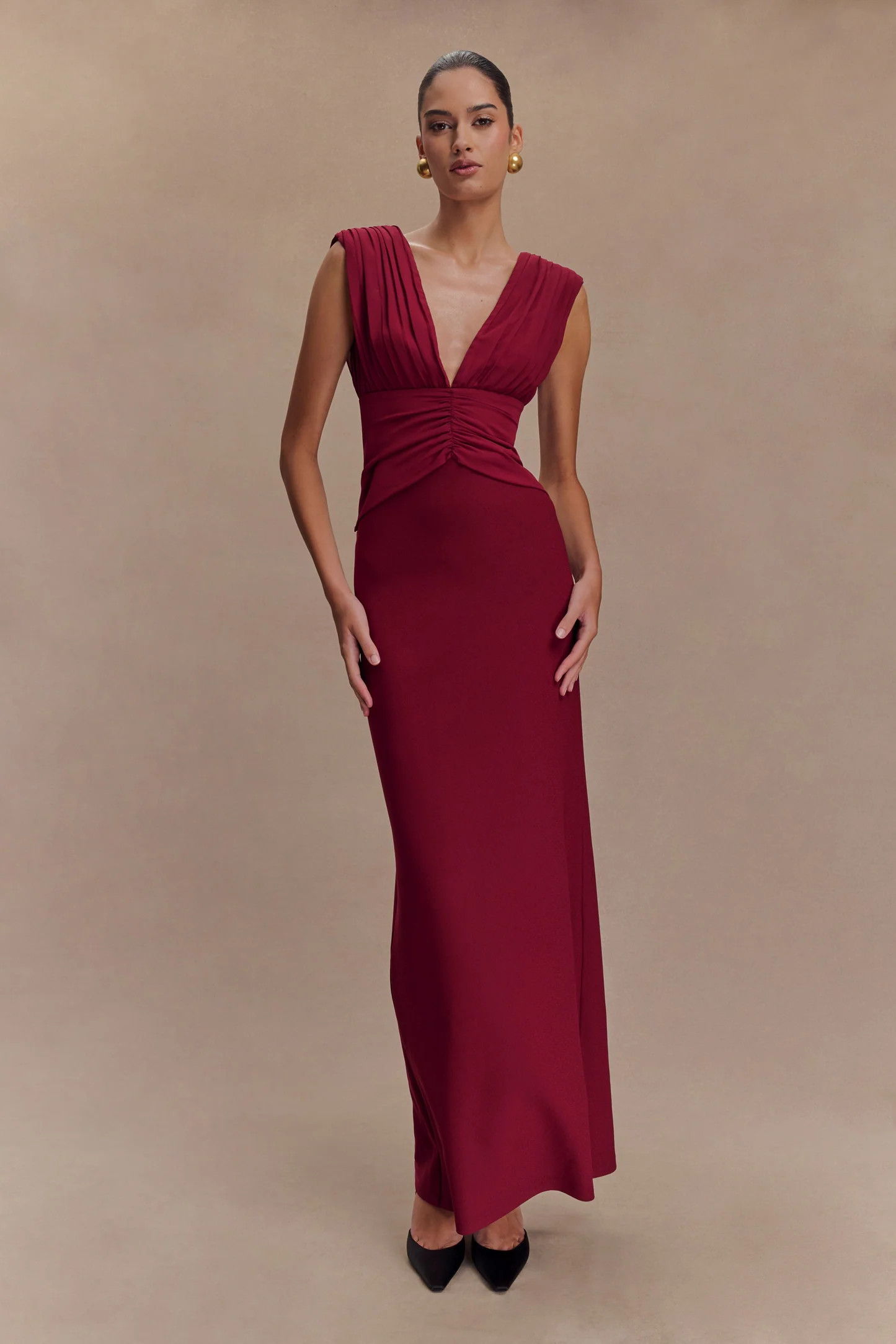 Maxi Dress - Plum | MESHKI US