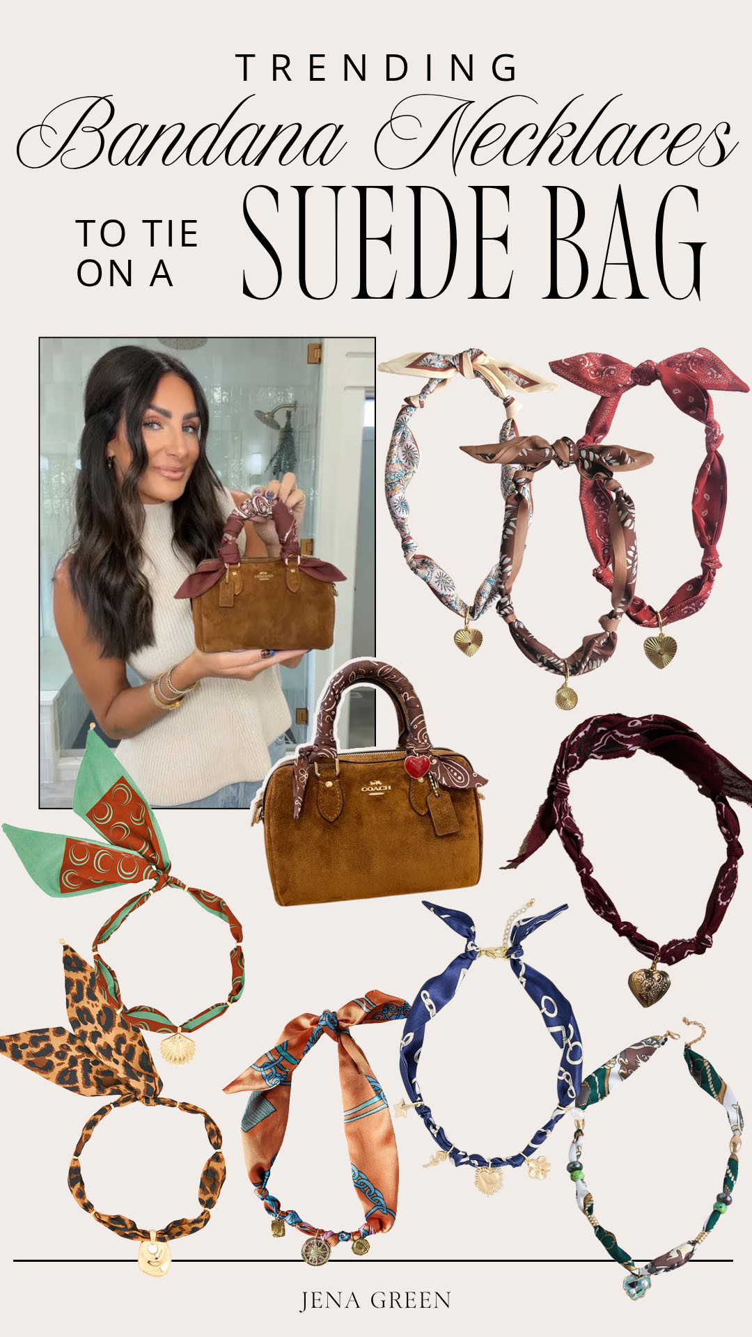 Bandana Necklaces | Fall Accessories 

 #LTKSeasonal