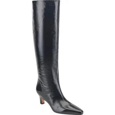 Marc Fisher LTD Erynn Knee High Kitten Heel Boot in Dark Brown at Nordstrom, Size 6.5 | Nordstrom