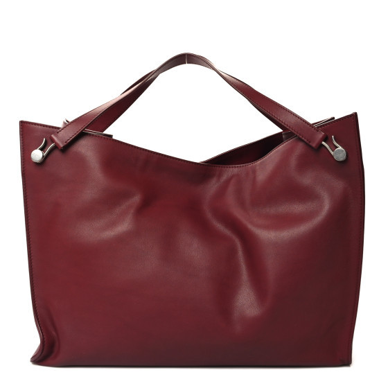 Polished Saddle Calfskin Alexia Bag Amaranto | FASHIONPHILE (US)