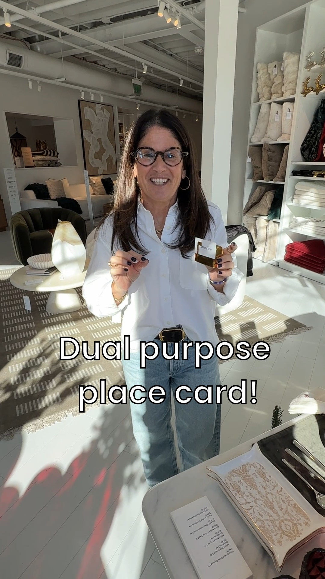 2 in 1! A place card holder that also is an ornament!