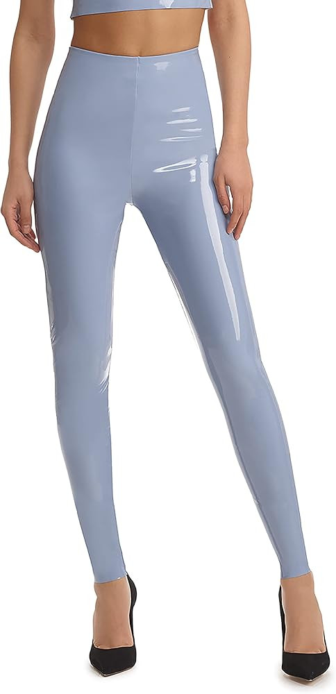 commando Women's Faux Patent Leather Perfect Control Leggings | Amazon (US)