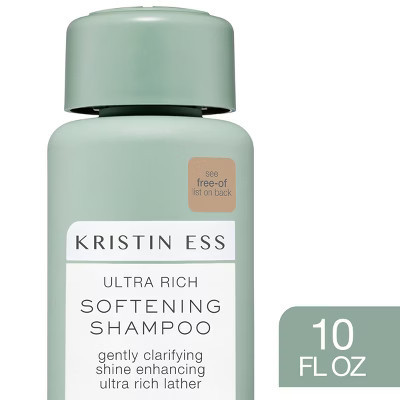 Kristin Ess Softening + Moisturizing Shampoo - Sulfate Free, Vegan and Color Safe - 10 fl oz: Daily Use, Palo Santo | Target