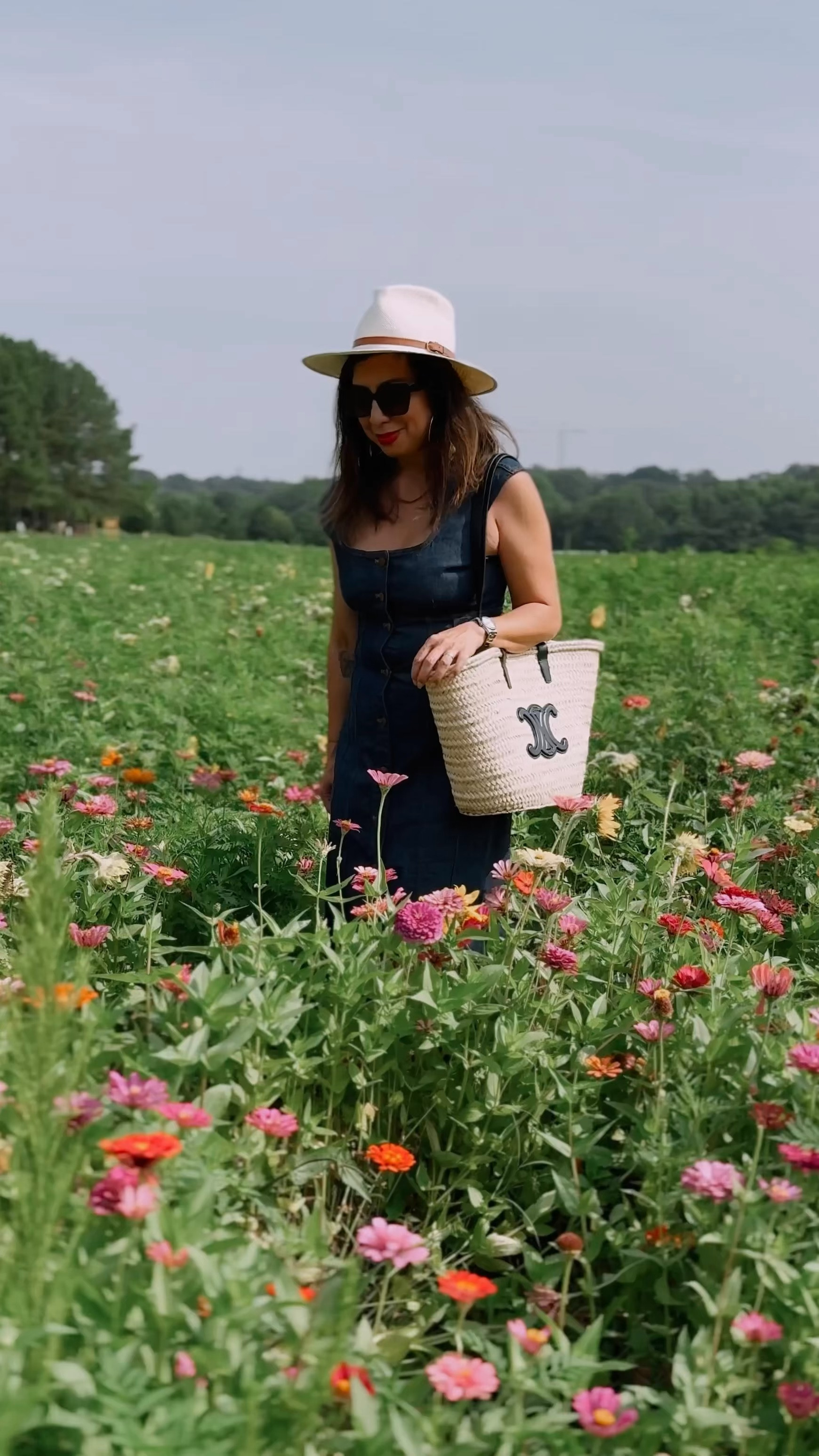 Rattan bags are in style this summer, pairs great with a denim fit. Flower fields optional. 

#LTKVideo #LTKItBag #LTKSeasonal