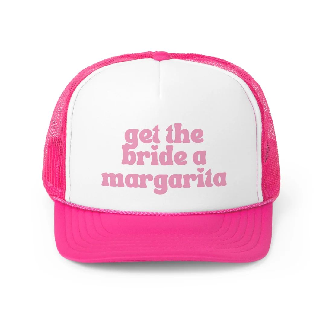Get the Bride A Margarita Trucker Hat - Etsy | Etsy (US)