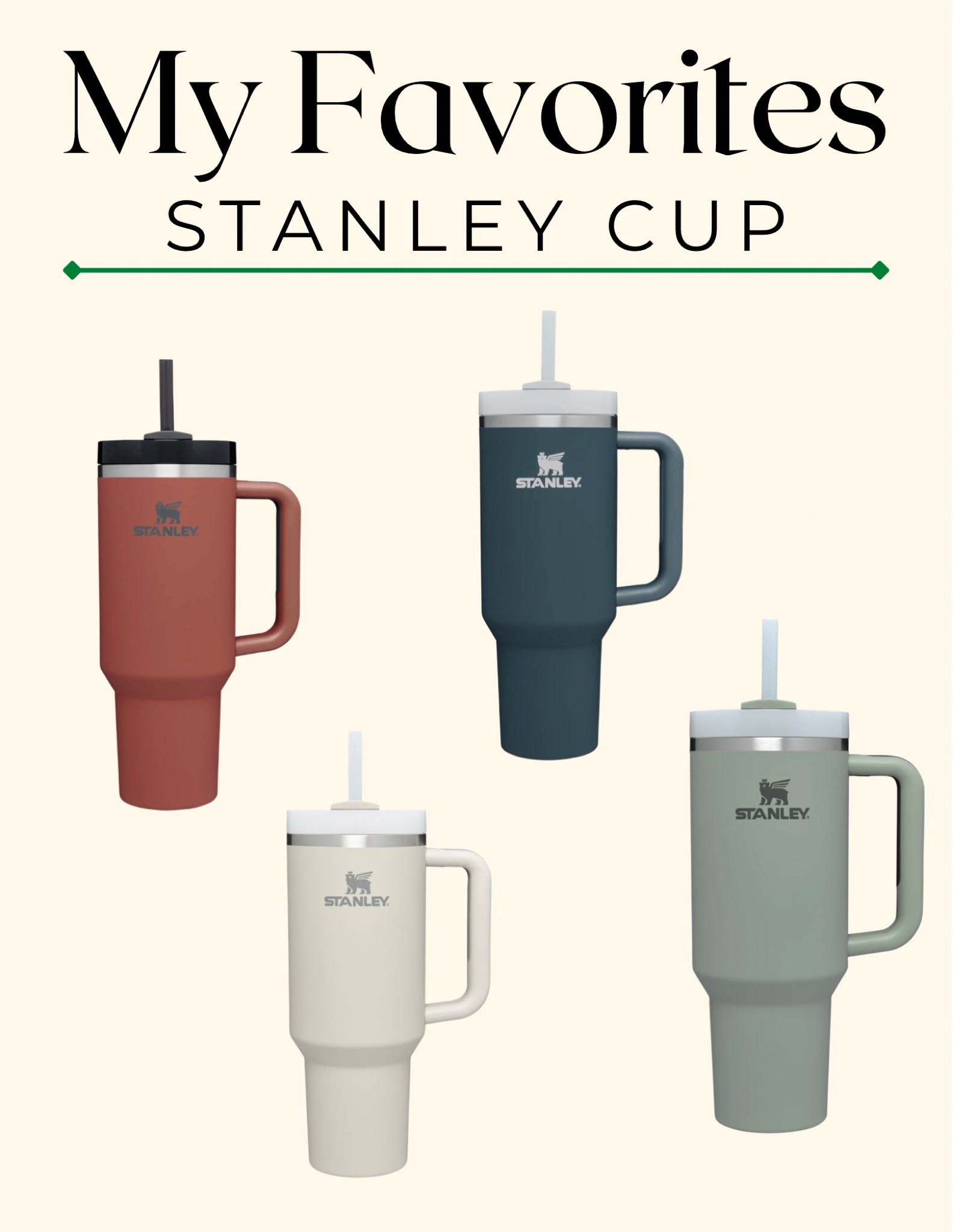 NEW COLORS IN THE MY FAVORITE CUP! Love these colors for fall! Get it now before it sells out! 

#LTKU #LTKCyberweek #LTKunder100