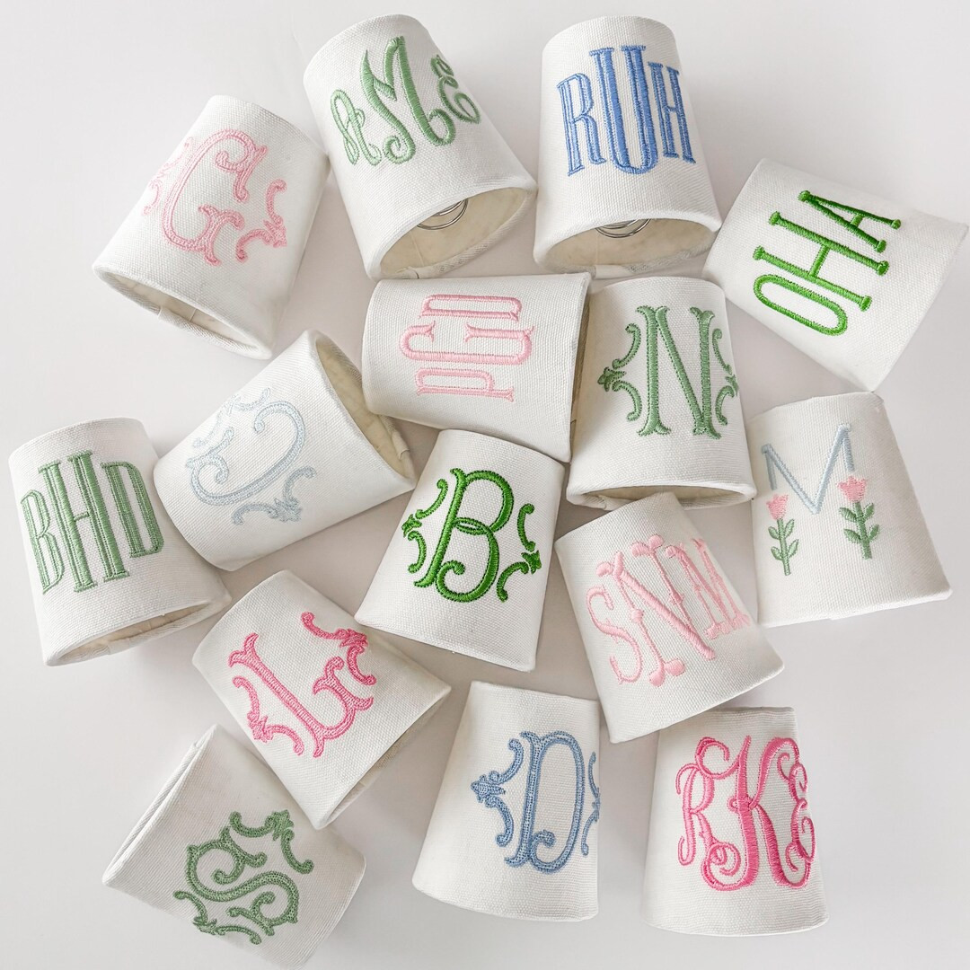Custom Embroidered Monogram Night Light: Personalized Nursery Decor | Etsy (US)