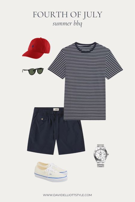 Fourth of July inspired outfit for a casual BBQ! 

#LTKMens