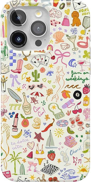 Casely iPhone 15 Pro Max Case | All The Fun Things | Fun on Weekdays | Compatible with MagSafe | ... | Amazon (US)