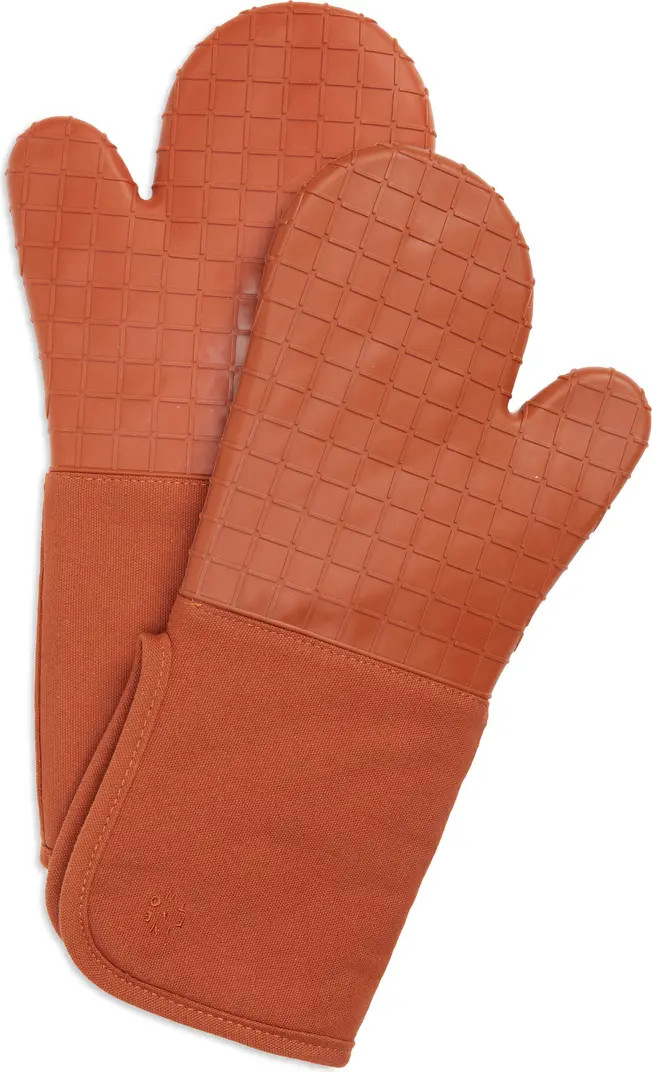 Five Two by Food52 Silicone Oven Mitt Set | Nordstrom | Nordstrom