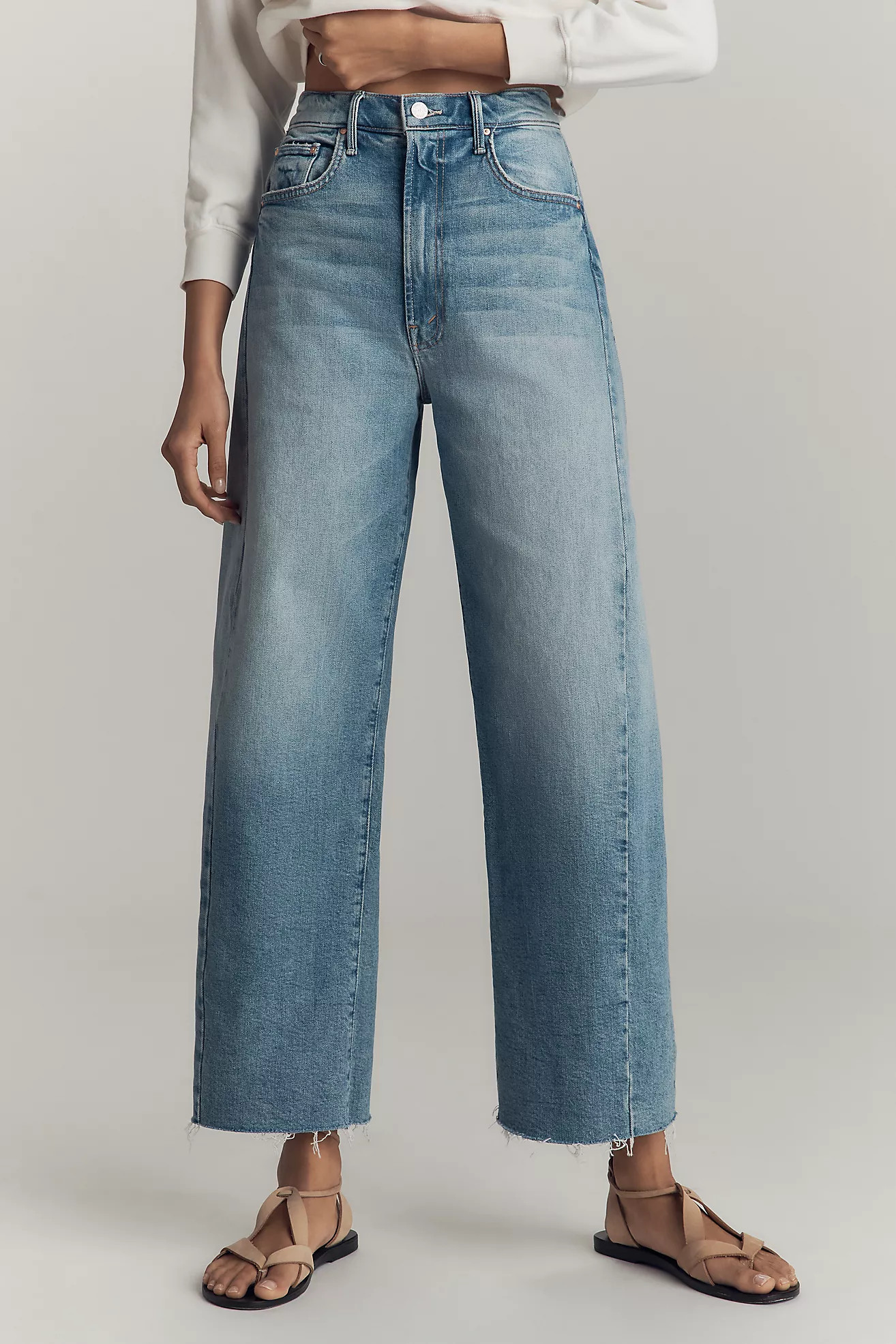 MOTHER The Half-Pipe High-Rise Tapered Jeans | Anthropologie (US)