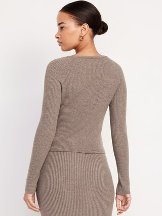 SoSoft Lite Ribbed Crop Cardigan | Old Navy (US)