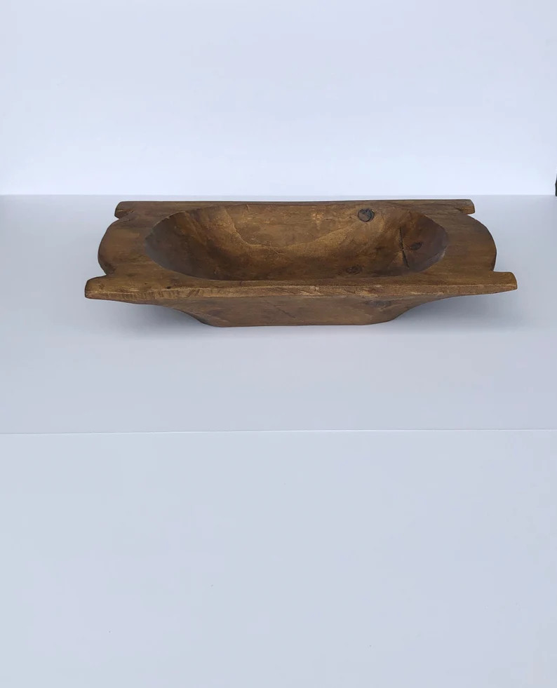 Hand Carved Rustic Extra Large Dough Bowl/large Bowl/trencher - Etsy | Etsy (US)