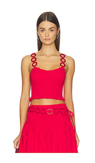 Solly Set Top in Red | Revolve Clothing (Global)
