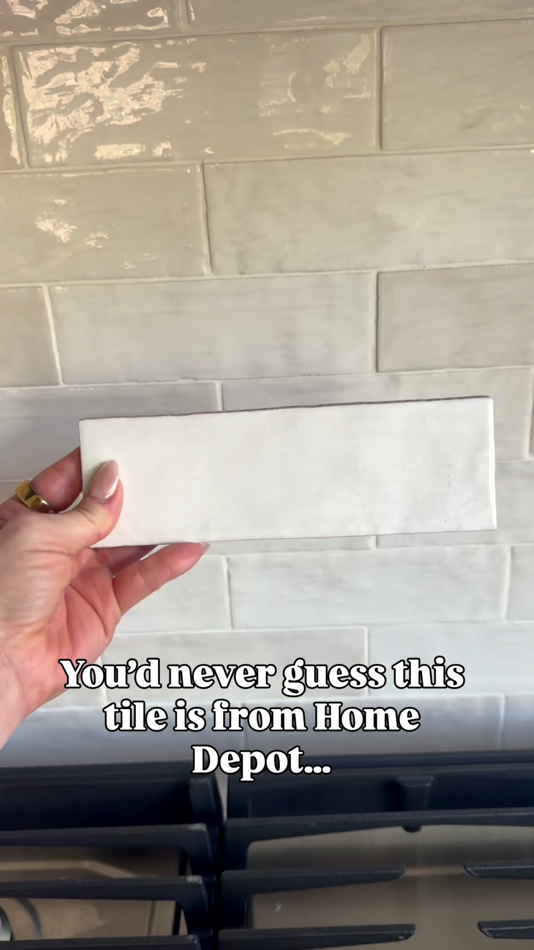 This tile has no business being from @homedepot It
The texture, the soft variation, the imperfect edges. It completely transformed our space.
If you love warm, neutral, timeless kitchens, this one is for you.
Save for later or send to your builder.


#LTKFindsUnder100 #LTKHome