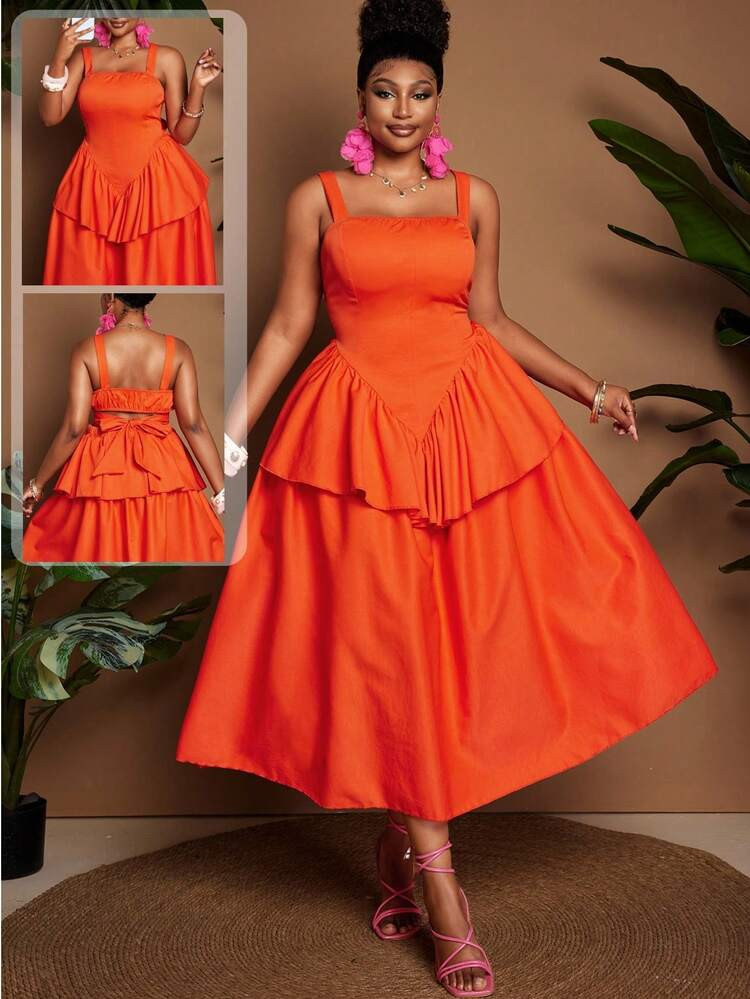 Orange Dress | SHEIN