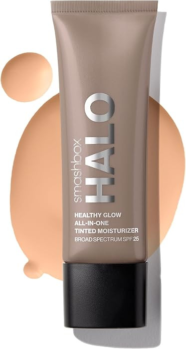 Smashbox Halo Healthy Glow All-In-One Tinted Moisturizer SPF 25 | Hydrating, Long Wearing, Tinted... | Amazon (US)