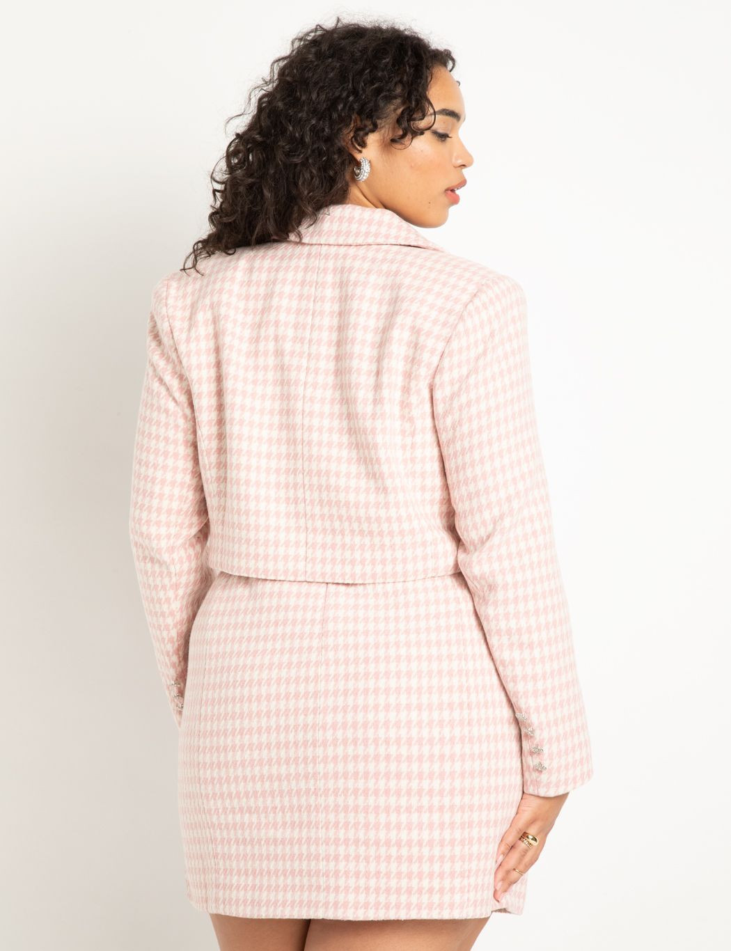 Tweed Crop Blazer | Eloquii