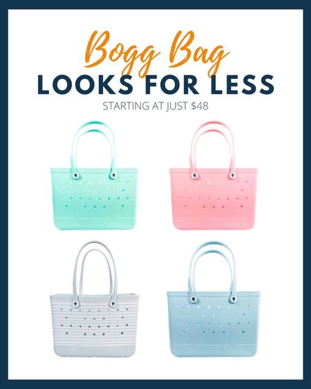 Bogg bags are PERFECT for summer! Their waterproof, sand-proof, tip-proof, and fit all your essentials and then some! We sourced a bunch of our favorite knockoffs that start as low as $48!!!! 😱🔥 That means you’ll get all the style but for way less. 🤩💕☀️😎👙💦🌊 (Psst….that peachy pink one of the cheapest!!!) 😉

#LTKstyletip #LTKitbag #LTKunder50