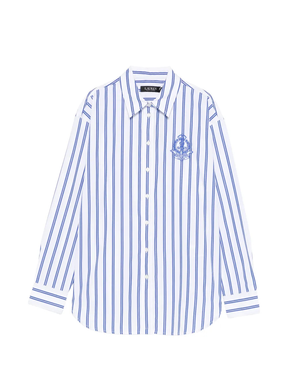 striped embroidered shirt | Farfetch Global